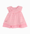 Vestido Popelín Recién Nacida Rosado