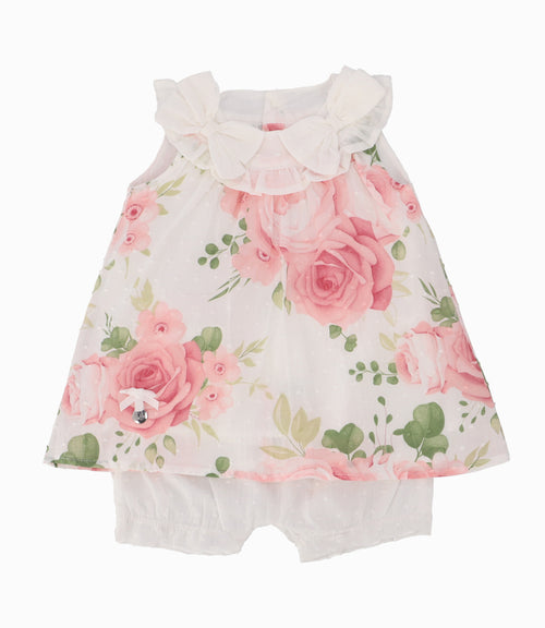 Conjunto Recién Nacida Primaveral Limonada Palo Rosa