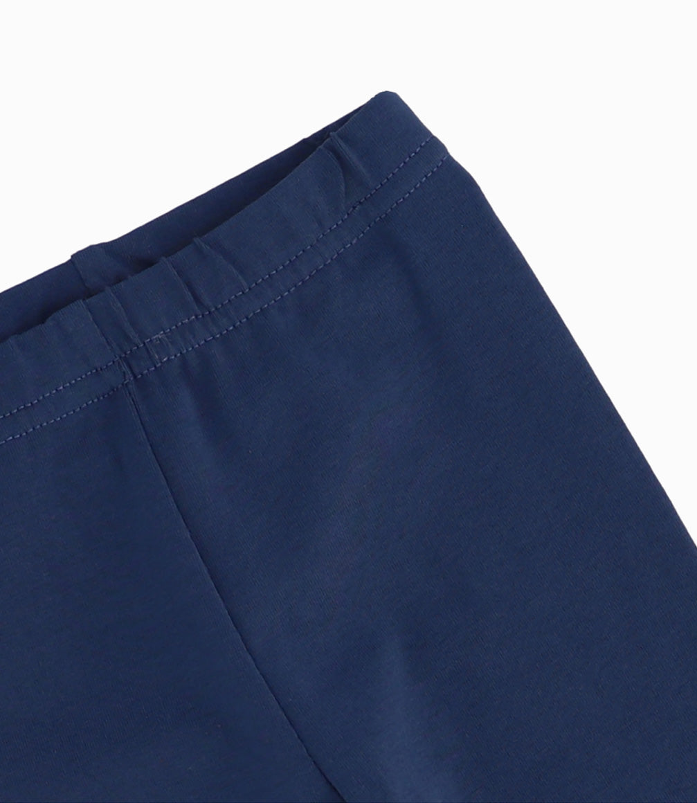 Conjunto Recién Nacida Vestido y Calzas Limonada Azul Marino