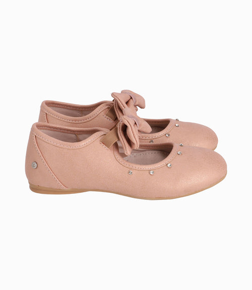 Bailarina Niña Con Cristales y Lazo Limonada