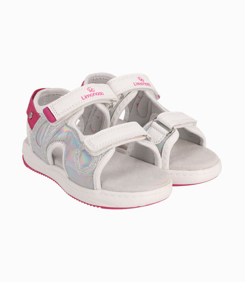 Sandalia Chunky Bebé Niña Plateado Limonada
