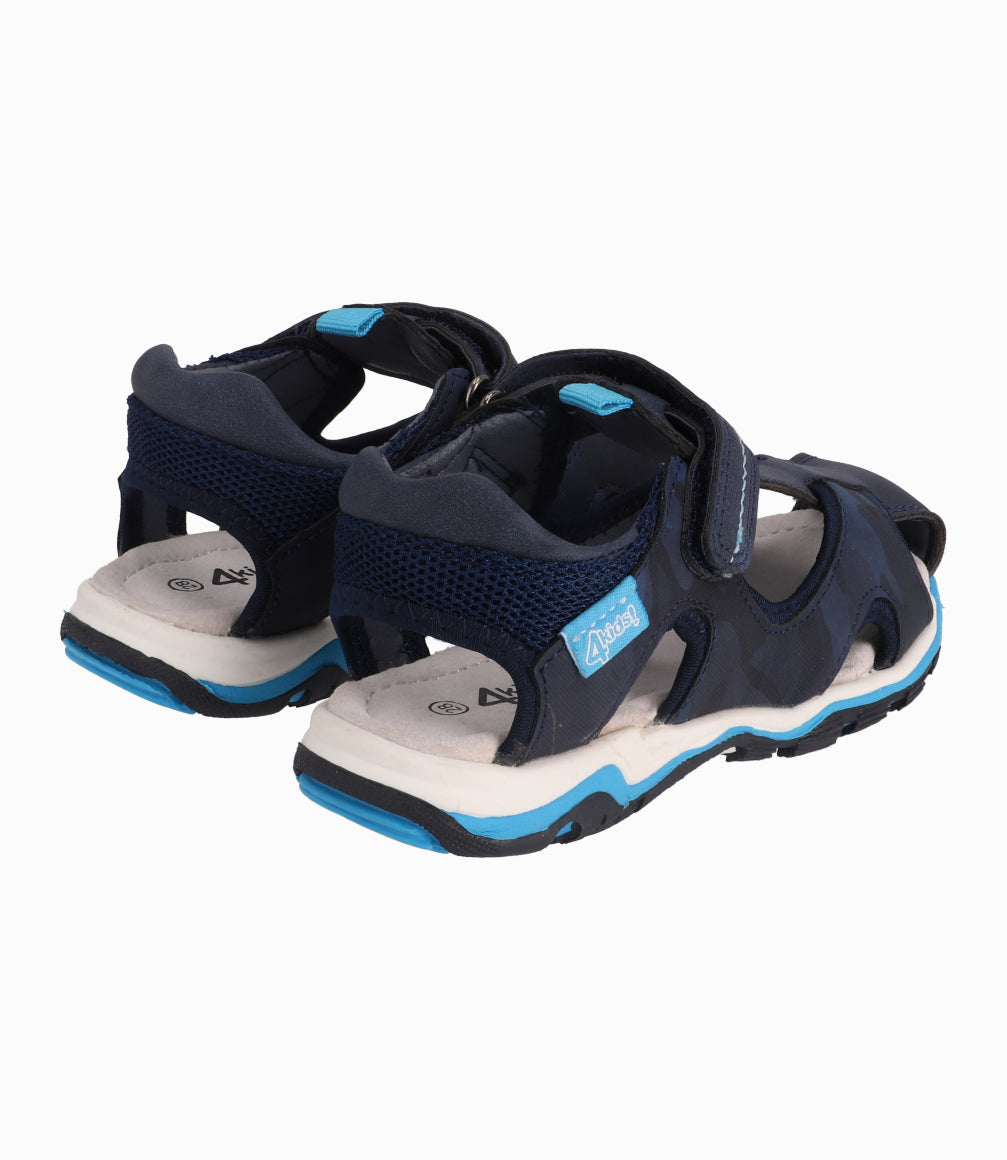 Sandalia Cangrejera Deportiva Niño Azul Marino