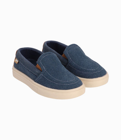 Alpargata Bebé Niño Azul Piedra