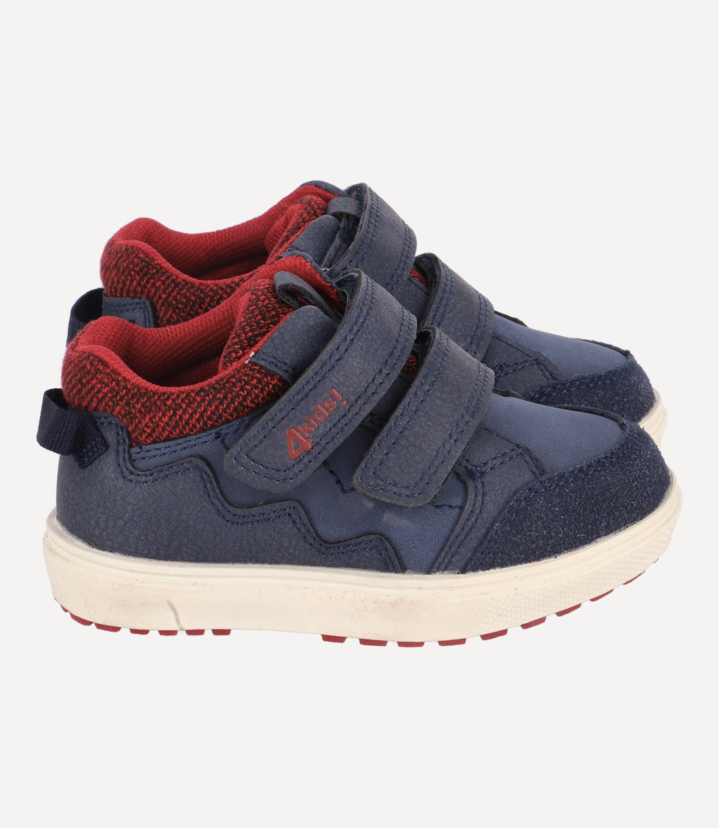 Botín Zig Zag Design Bebé Azul Marino 4 Kids