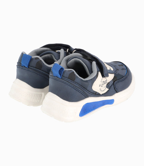 Zapatilla Con Suela Transparente Bebé Niño Azul Marino 4 Kids