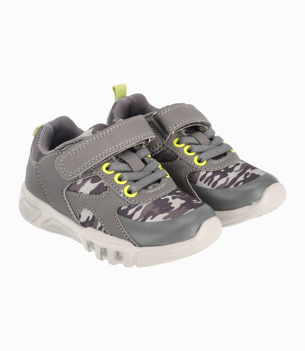 Zapatilla Con Estampado De Camuflaje Bebé Niño Verde Militar 4 Kids