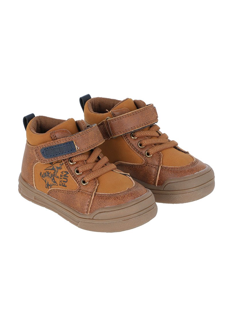 Botín Capuccino Bebé Camel Black and Blue