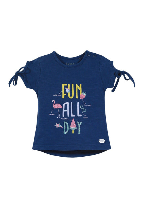 Polera Darling Jr Bebé Azul 4 Kids