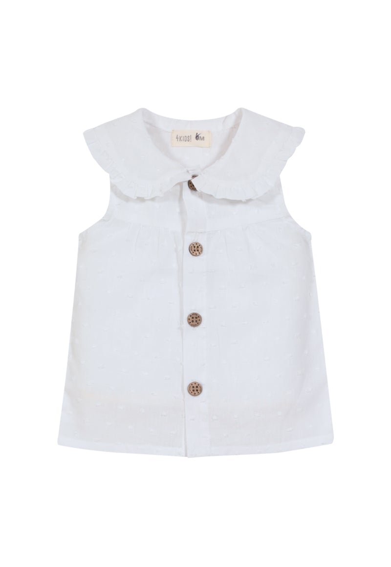 Blusa Fresh Jr Bebé Blanco 4 Kids