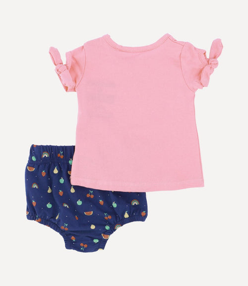 Conjunto All Day Recién Nacida Rosado 4 Kids