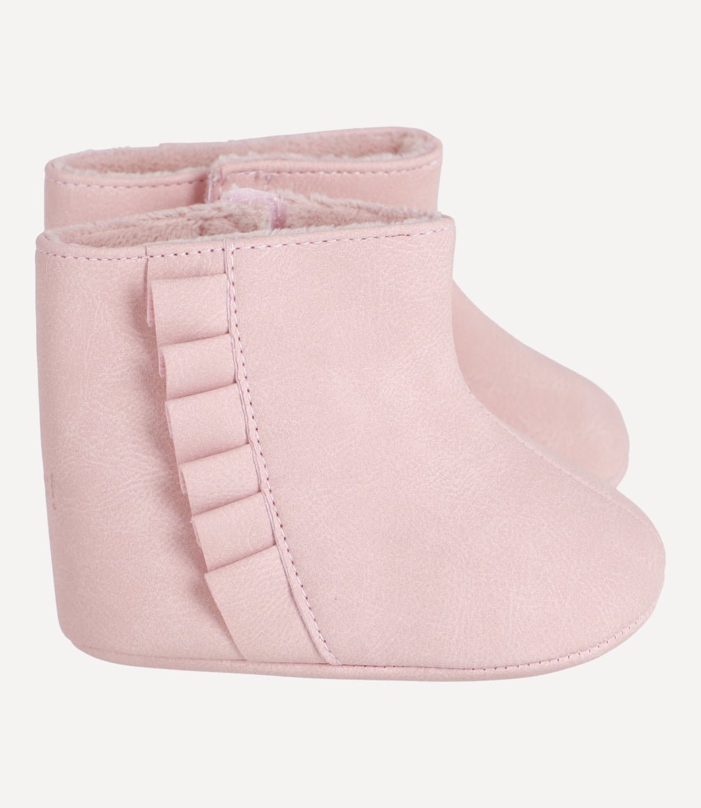 Bota Pink Frills Recién Nacida Rosado 4 Kids