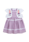Vestido Dalia Jr Bebé Violeta Limonada