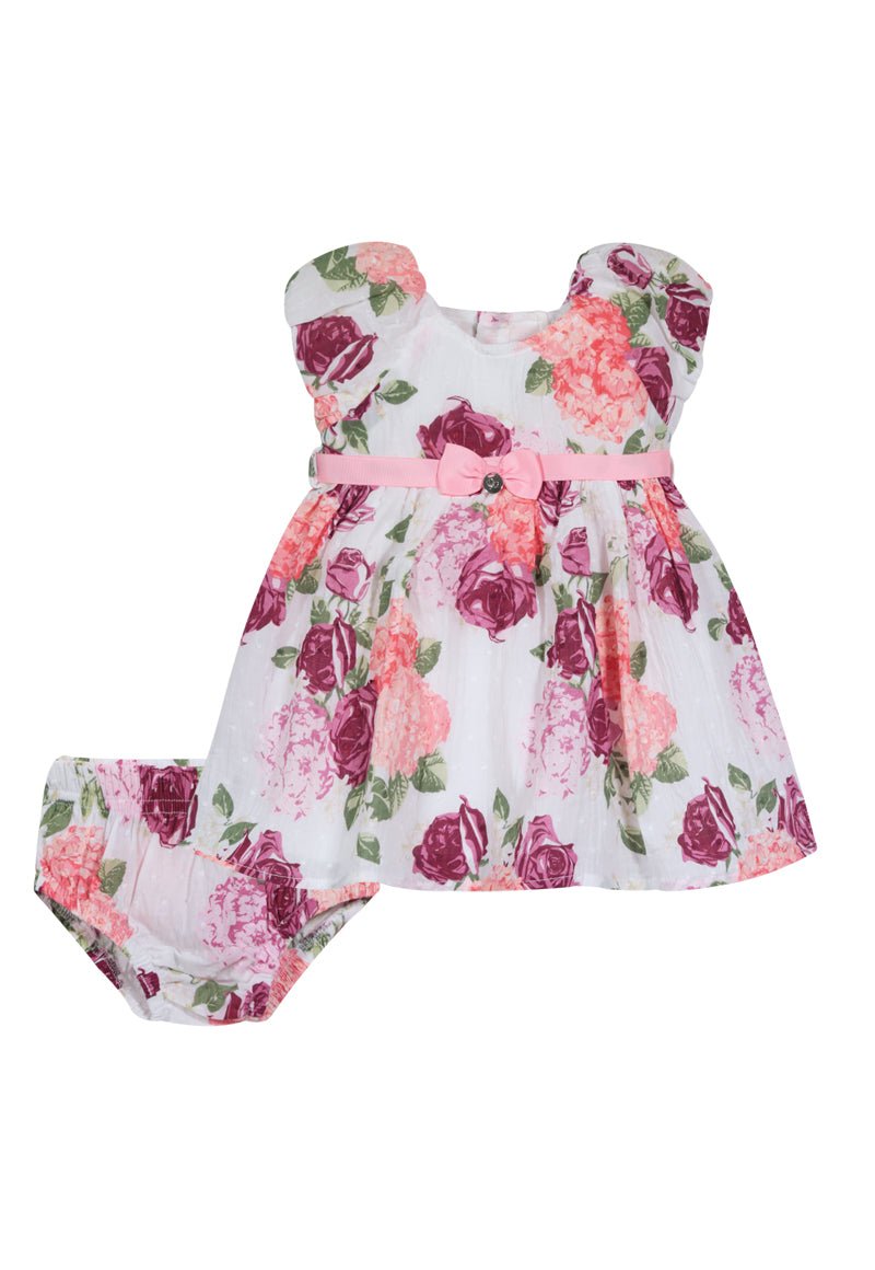 Vestido Tami Recién Nacida Coral Limonada
