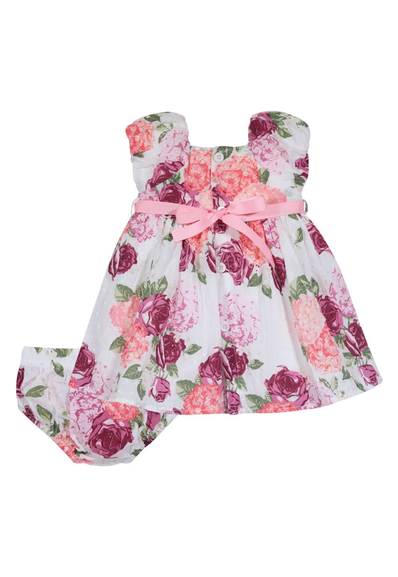 Vestido Tami Recién Nacida Coral Limonada