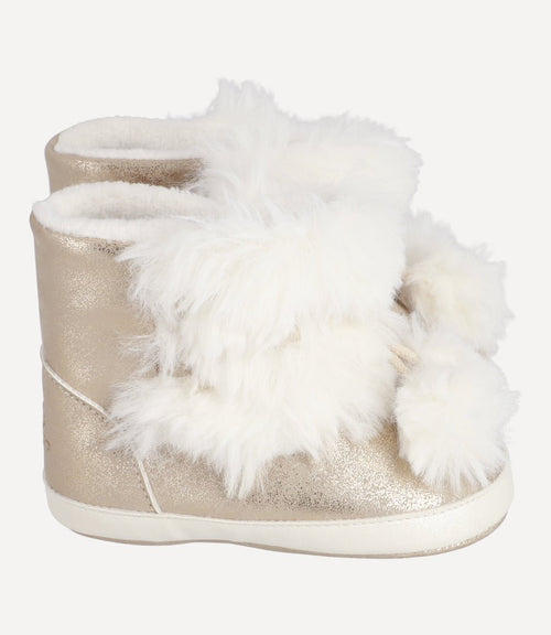 Bota Winter Time Recién Nacida Beige Limonada