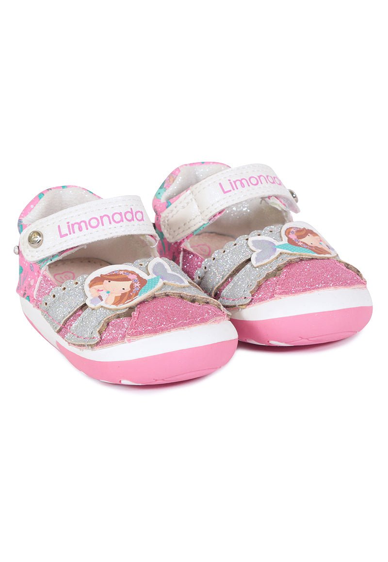 sandalia de bebe recein nacida con ajuste de velcro