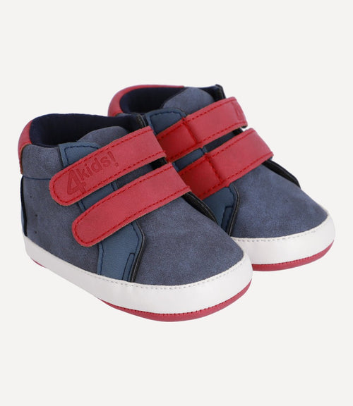 Botín Baby Footprints Recién Nacido Azul 4 Kids