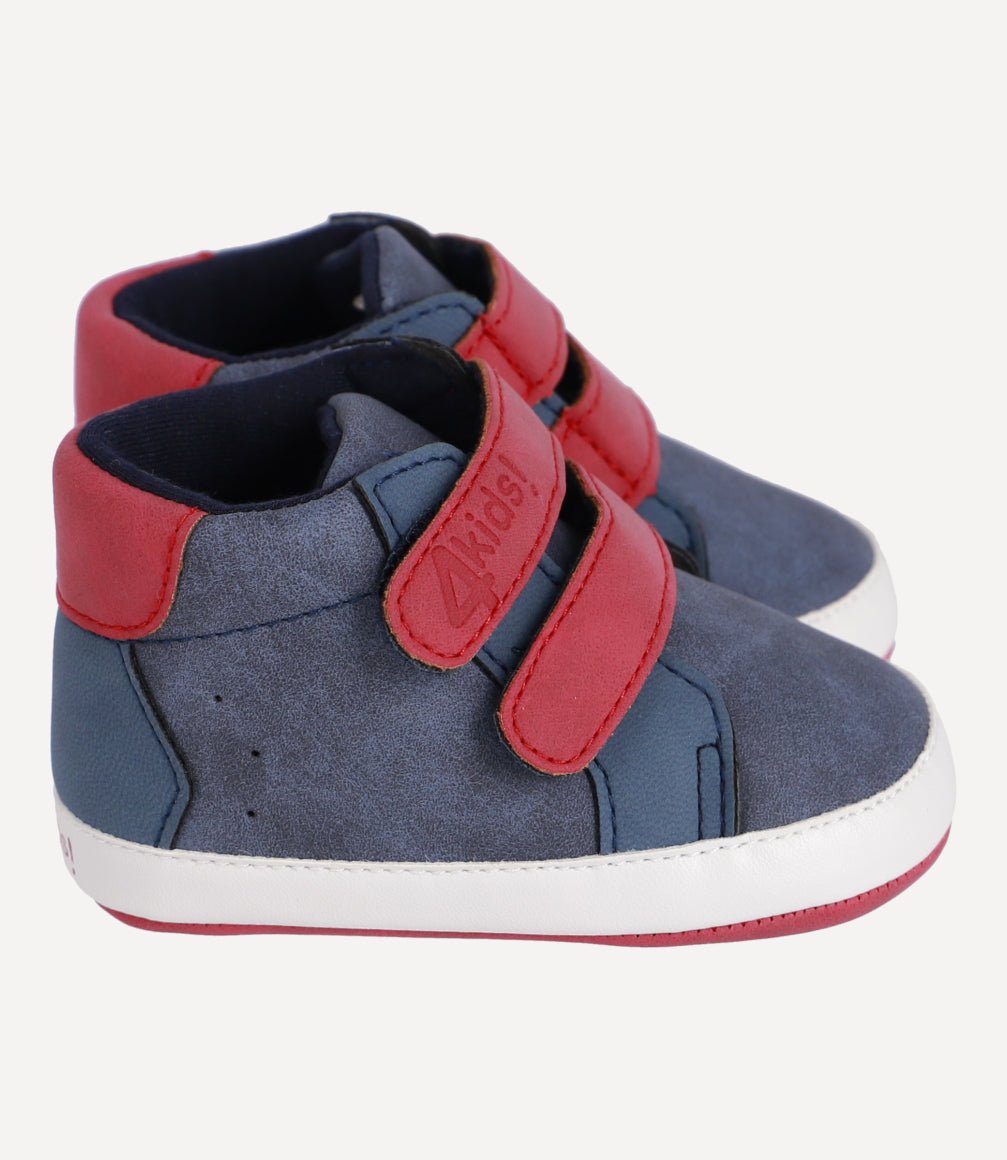 Botín Baby Footprints Recién Nacido Azul 4 Kids