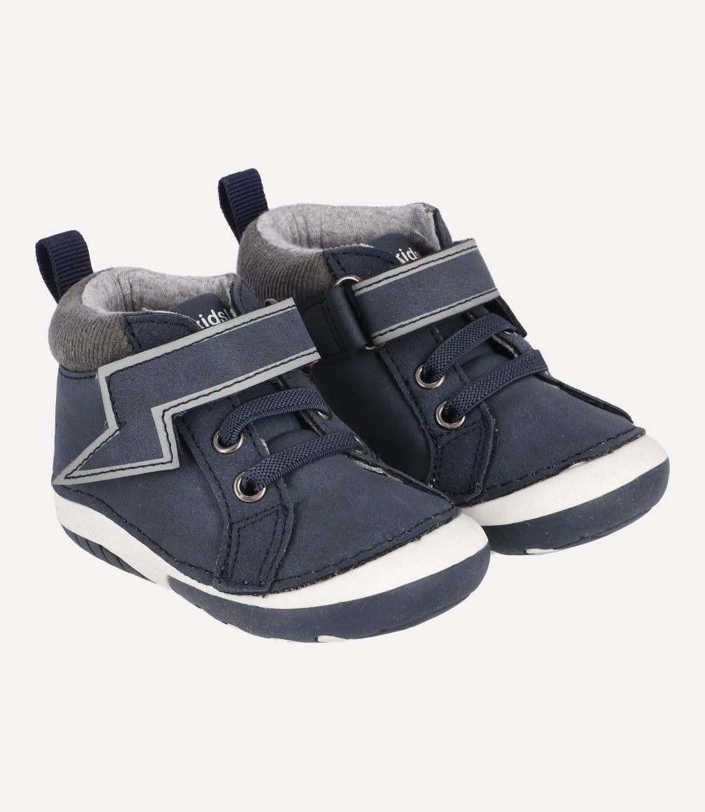 Botín Little Lightning Recién Nacido Azul Marino 4 Kids